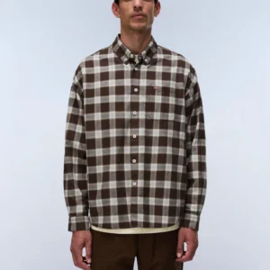 napapijri-eos-flanell-hemd-brown-check-3 Napapijri eos flanell hemd brown check