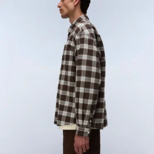 napapijri-eos-flanell-hemd-brown-check-4 Napapijri eos flanell hemd brown check