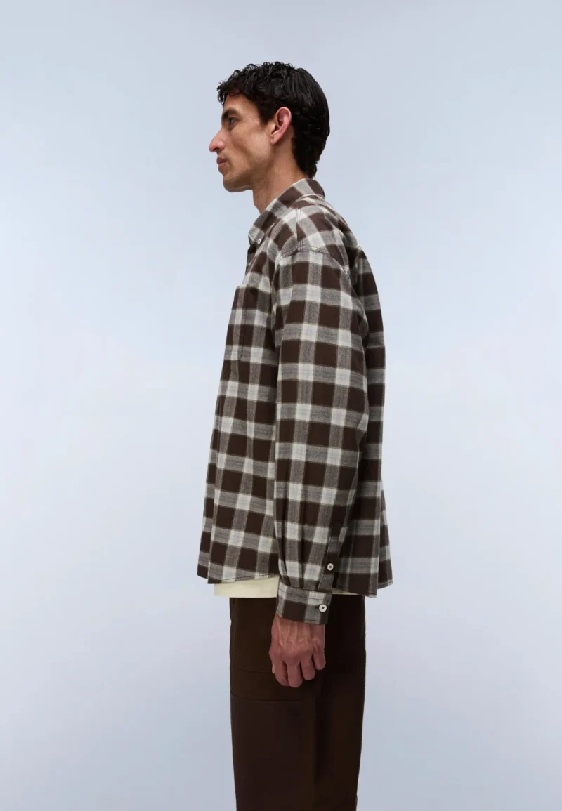 napapijri-eos-flanell-hemd-brown-check-4 Napapijri eos flanell hemd brown check