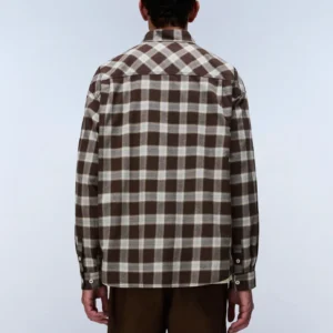 napapijri-eos-flanell-hemd-brown-check-5 Napapijri eos flanell hemd brown check