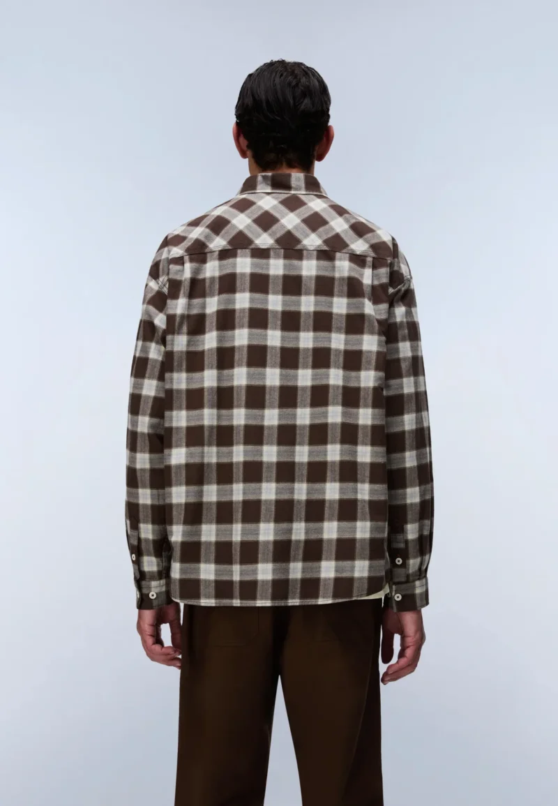 napapijri-eos-flanell-hemd-brown-check-5 Napapijri eos flanell hemd brown check