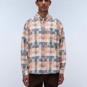 napapijri-eos-flanell-hemd-multicolor-blue-orange-3 Napapijri eos flanell hemd multicolor blue orange