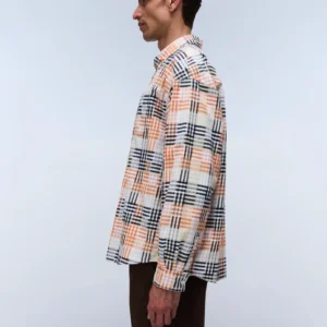 napapijri-eos-flanell-hemd-multicolor-blue-orange-4 Napapijri eos flanell hemd multicolor blue orange