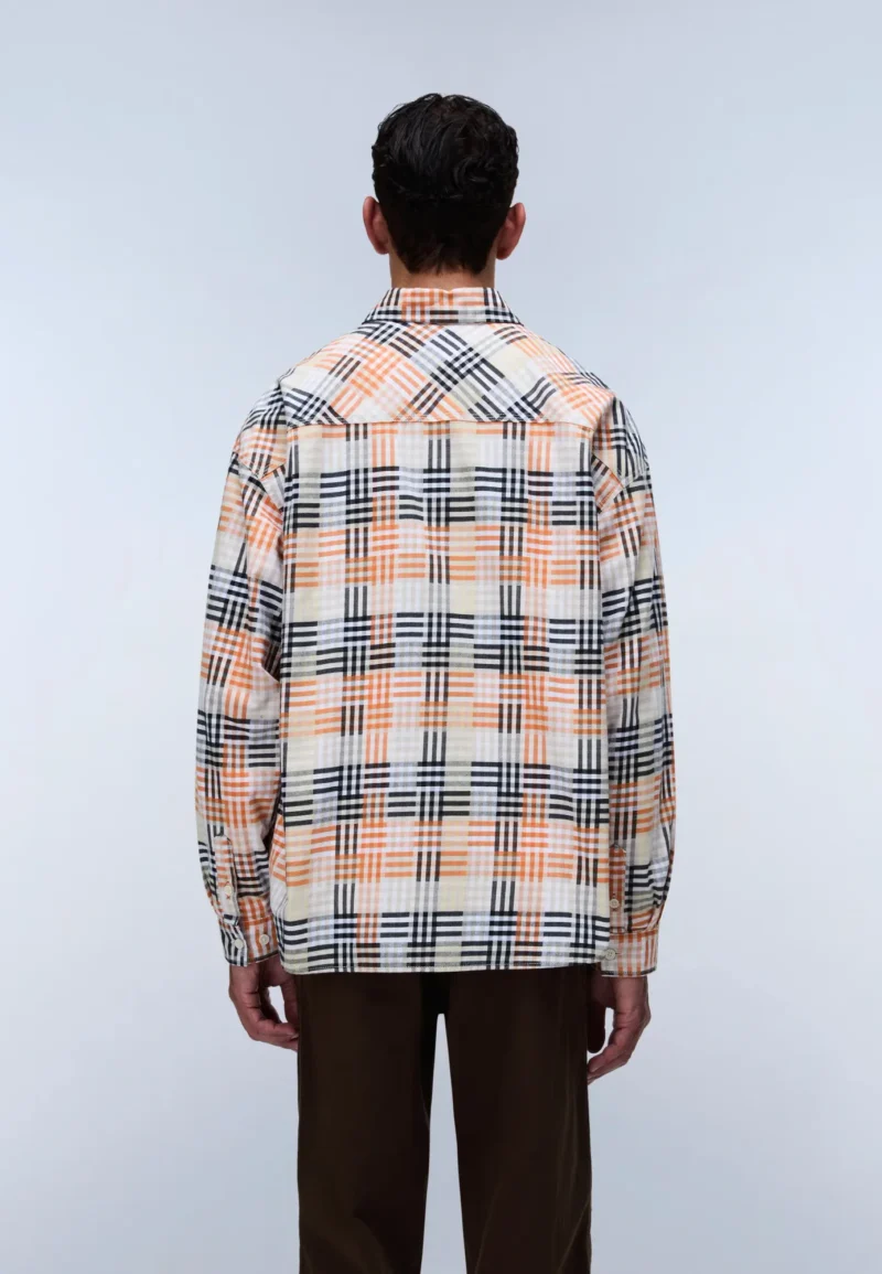 napapijri-eos-flanell-hemd-multicolor-blue-orange-5 Napapijri eos flanell hemd multicolor blue orange