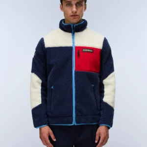 napapijri-yupik-fleecepullover-mulitcolor-blue-red-3 Napapijri yupik fleecepullover mulitcolor blue red