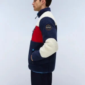 napapijri-yupik-fleecepullover-mulitcolor-blue-red-4 Napapijri yupik fleecepullover mulitcolor blue red