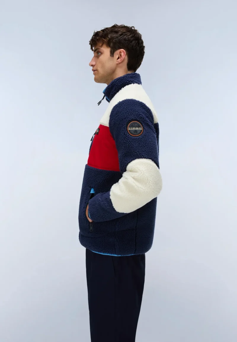 napapijri-yupik-fleecepullover-mulitcolor-blue-red-4 Napapijri yupik fleecepullover mulitcolor blue red