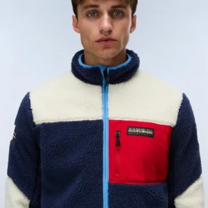 napapijri-yupik-fleecepullover-mulitcolor-blue-red-7 Napapijri yupik fleecepullover mulitcolor blue red