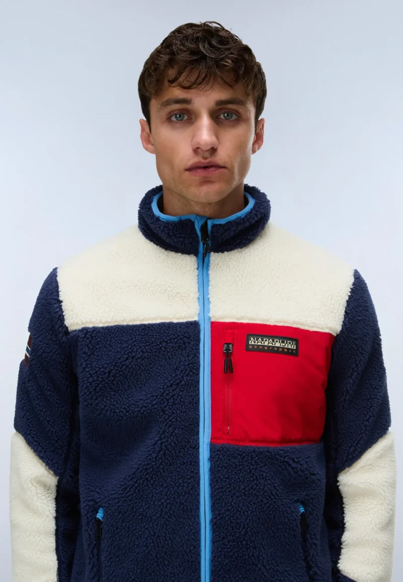 napapijri-yupik-fleecepullover-mulitcolor-blue-red-7 Napapijri yupik fleecepullover mulitcolor blue red