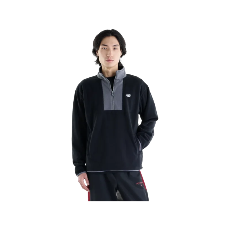 new-balance-sport-polar-fleece-half-zip-black-1 New balance sport polar fleece half zip black