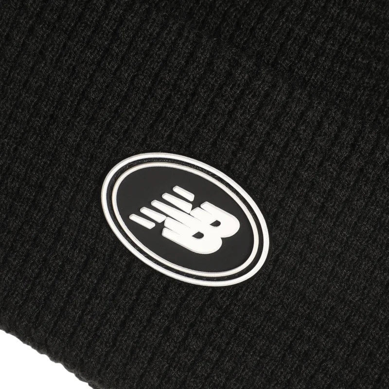 new-balance-waffle-knit-fisherman-beanie-black-2 New balance waffle knit fisherman beanie black