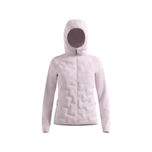 Odlo zeroweight insulator mid layer hoody full zip orchid ice 1