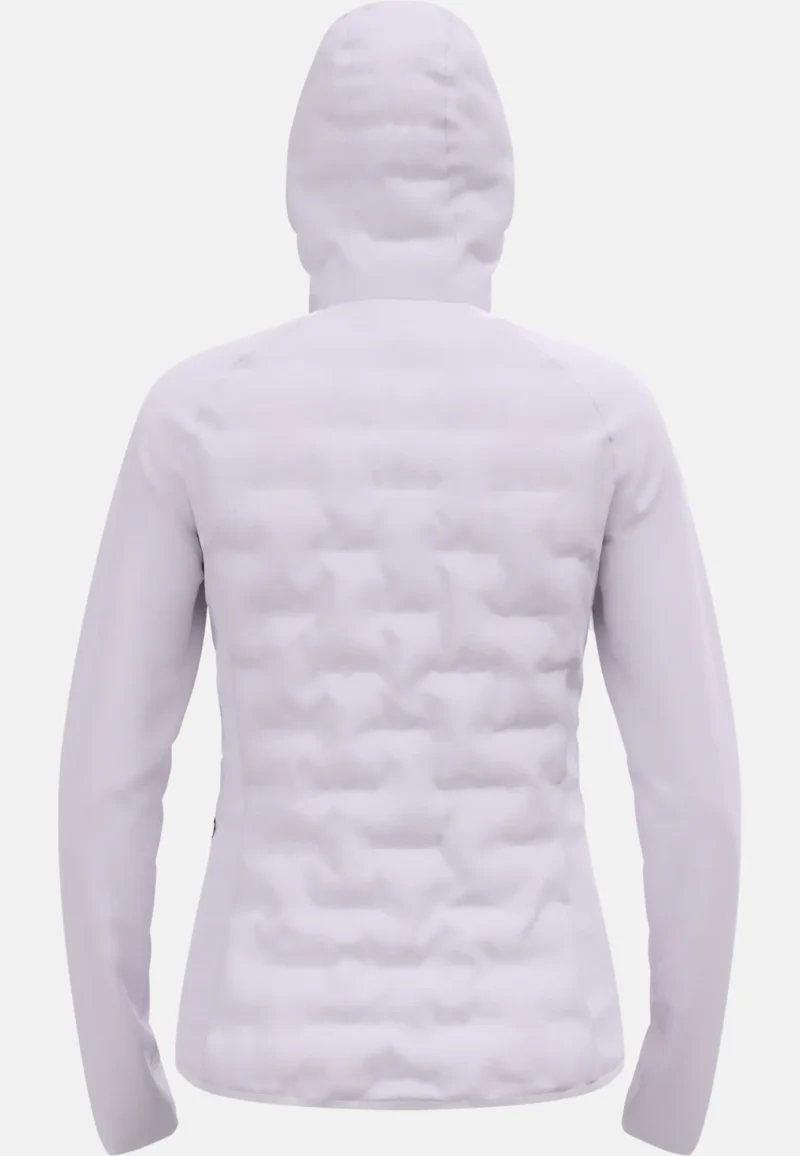 Odlo zeroweight insulator mid layer hoody full zip orchid ice