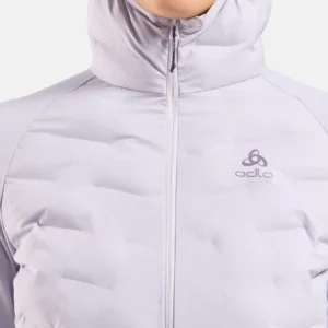 Odlo zeroweight insulator mid layer hoody full zip orchid ice