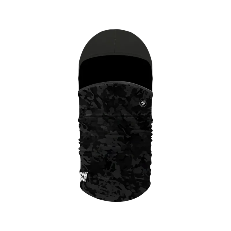 Phunkshun wear black camo youth thermal balaclava black 1