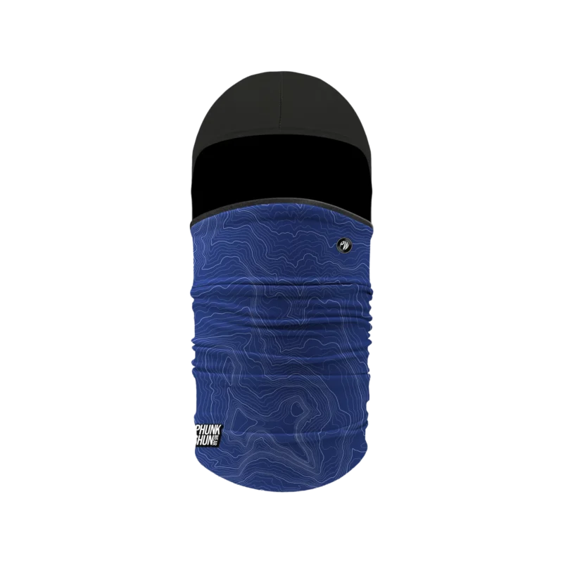 Phunkshun wear blue topo thermal balaclava blue