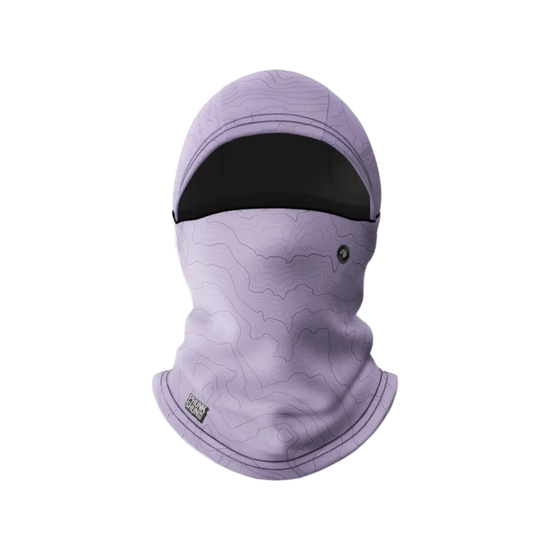 Phunkshun wear lilac topo double balaclava purple