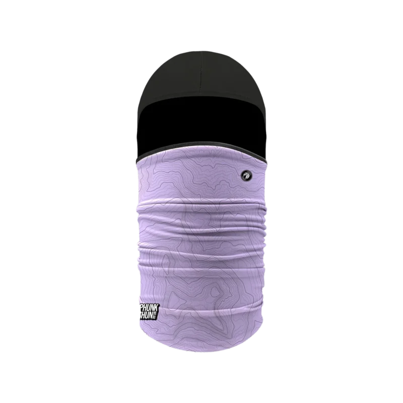 Phunkshun wear lilac topo thermal balaclava purple