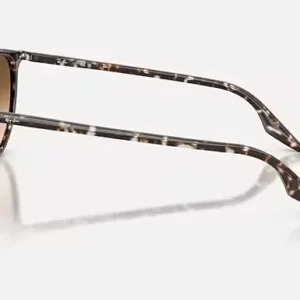 Ray ban rb2204 sonnenbrille havanna yellow turtle clear gradient brown
