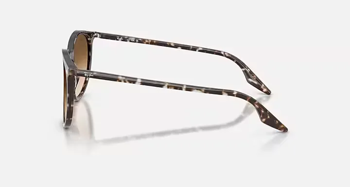 Ray ban rb2204 sonnenbrille havanna yellow turtle clear gradient brown