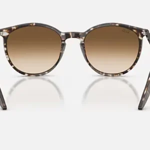 Ray ban rb2204 sonnenbrille havanna yellow turtle clear gradient brown