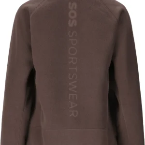 Sos draco fleece jacket women shale mud