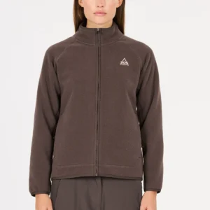 Sos draco fleece jacket women shale mud