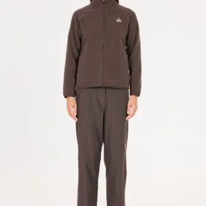 Sos draco fleece jacket women shale mud