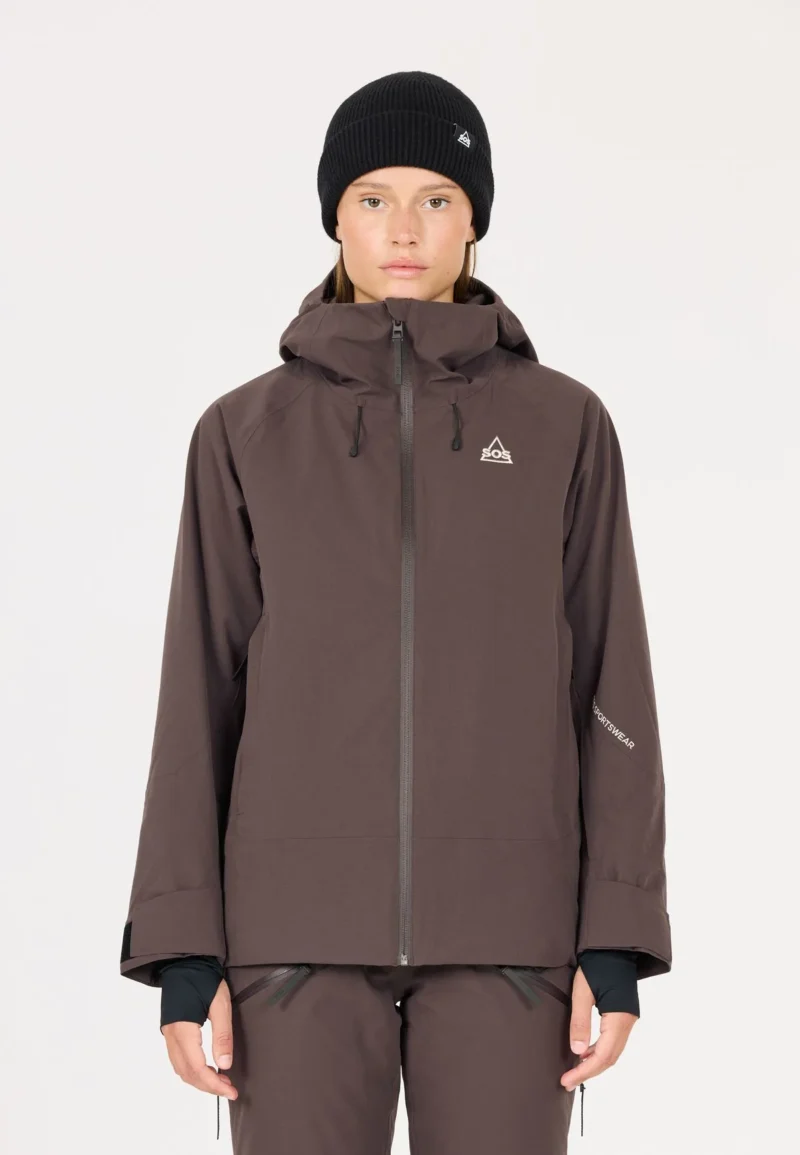 Sos gravity insulated jacket women shale mud