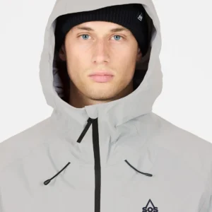 Sos gravity strech shell jacket harbor mist