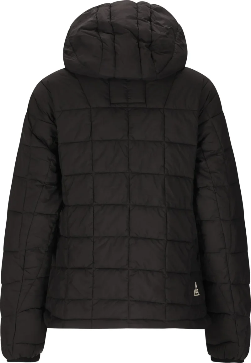 Sos haumea insulated packable hoody jacket women black